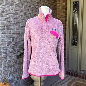 Patagonia Light Pink Fleece Pullover